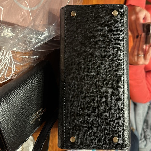 Kate Spade “Staci Saffiano Leather” Medium Black purse and wallet set - Picture 14 of 14